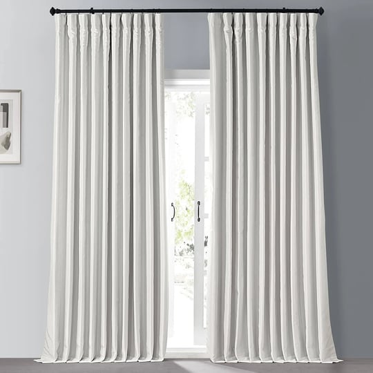 exclusive-fabrics-faux-silk-extra-wide-blackout-single-curtain-panel-size-x-96-ivory-1