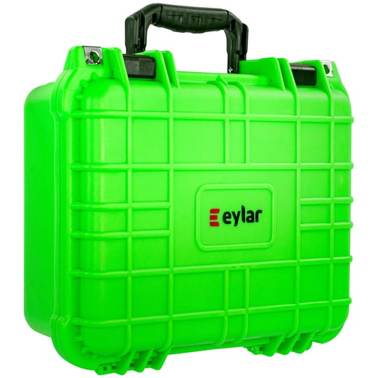 eylar-gear-and-camera-hard-case-waterproof-with-foam-13-37-inch-neon-green-adult-unisex-size-compact-1