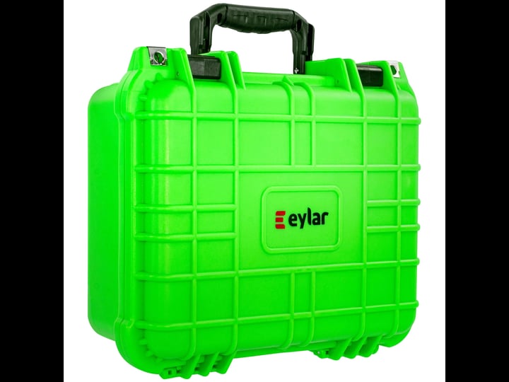 eylar-gear-and-camera-hard-case-waterproof-with-foam-13-37-inch-neon-green-adult-unisex-size-compact-1