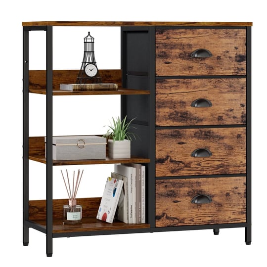 fabric-dresser-with-4-drawers-and-side-shelfindustrial-lightweight-storage-unit-organizer-1
