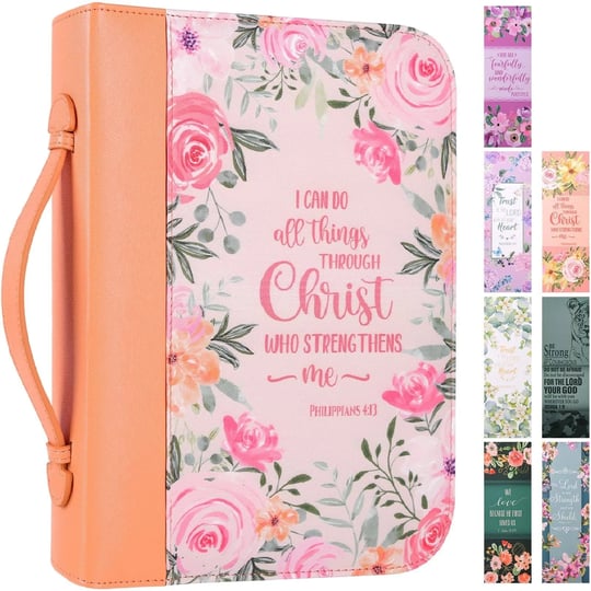 faithful-hers-bible-cover-case-for-women-with-7-beautiful-paper-bookmarks-floral-pu-leather-bible-co-1