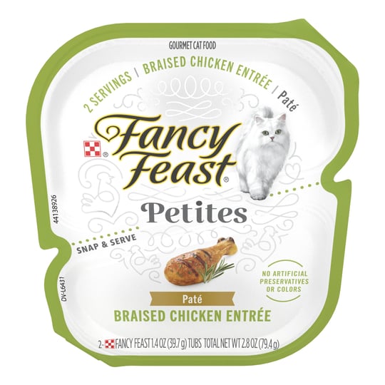 fancy-feast-petites-cat-food-braised-chicken-entree-pate-2-pack-1-4-oz-tubs-1