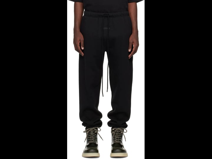 fear-of-god-essentials-mens-jet-black-sweatpants-size-xs-1