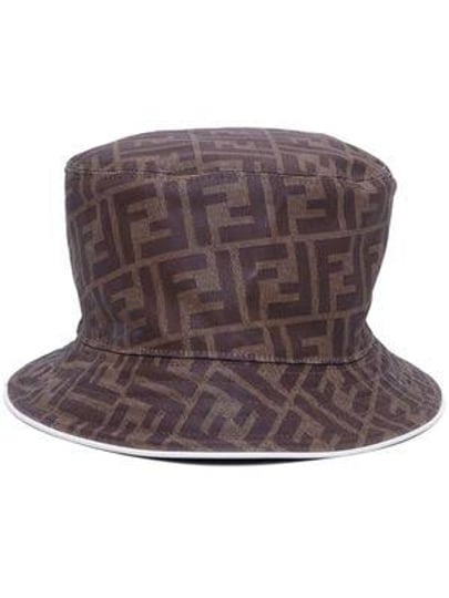 fendi-pre-owned-zucca-jacquard-reversible-bucket-hat-brown-1