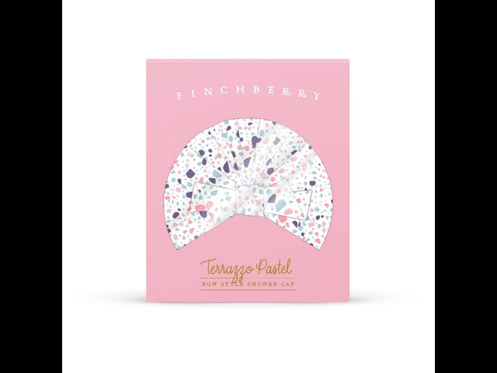 finchberry-terrazzo-pastel-bow-style-shower-cap-1