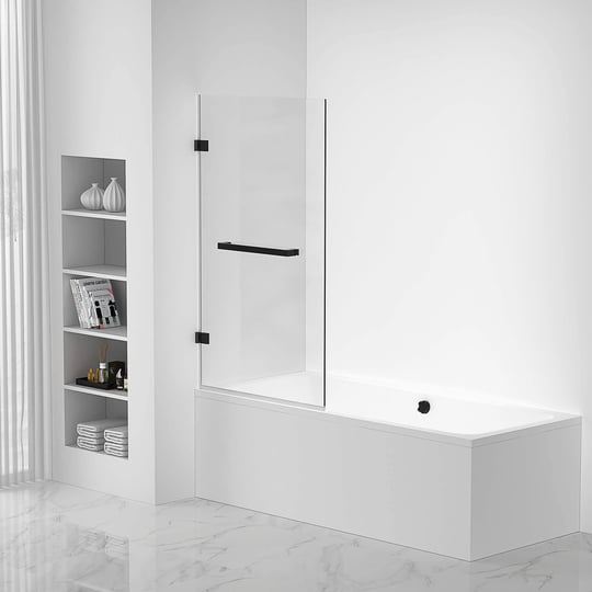 fine-fixtures-tub-door-pivot-frameless-tempered-glass-28-inch-w-x-58-inch-h-black-finish-1