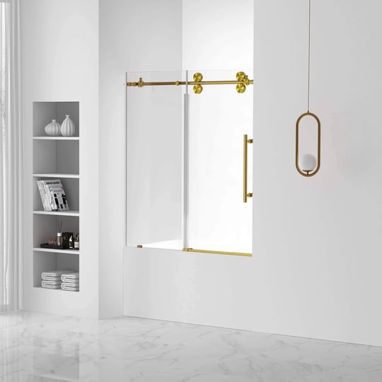 fine-fixtures-tub-door-sliding-frameless-tempered-glass-satin-brass-60-inch-1