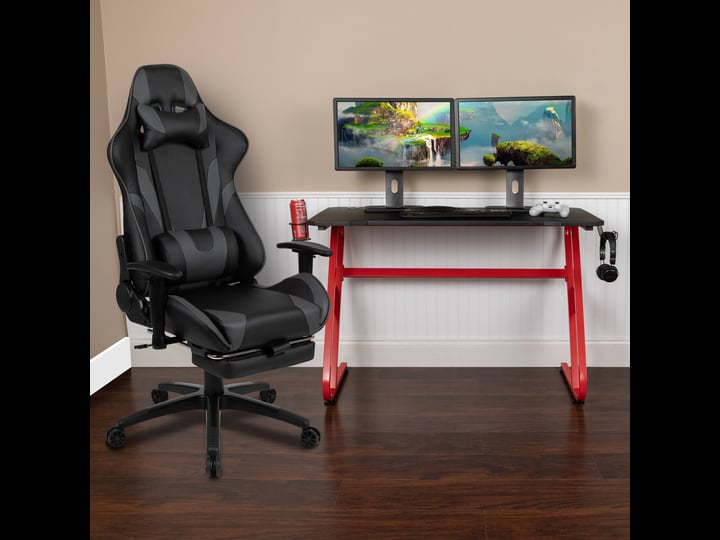 flash-furniture-desk-bundle-gaming-desk-cup-holder-headphone-hook-and-reclining-chair-grey-size-medi-1