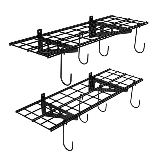 fleximounts-garage-wall-shelving-2-pack-1x3-ft-includes-8-bike-hooks-wall-shelf-garage-organization--1