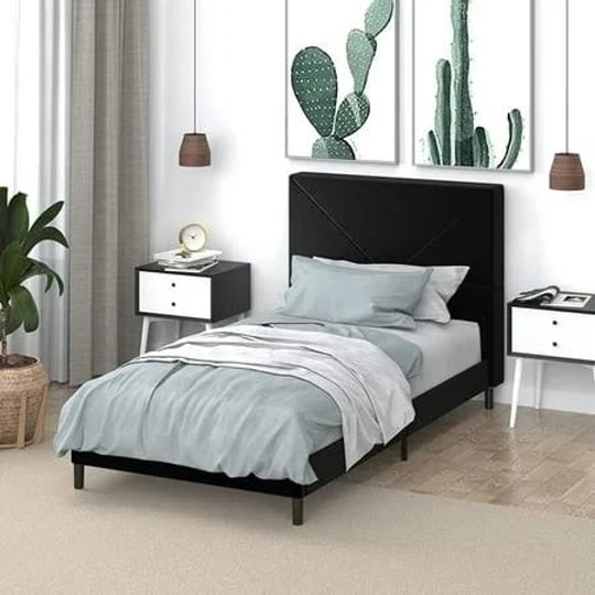 flolinda-twin-bed-frame-velvet-upholstered-bed-frame-with-whole-headboard-black-1