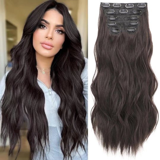 flvaco-clip-in-hair-extensions-20-inch-6pcs-long-synthetic-dark-brown-thick-long-wavy-clip-ins-hair--1