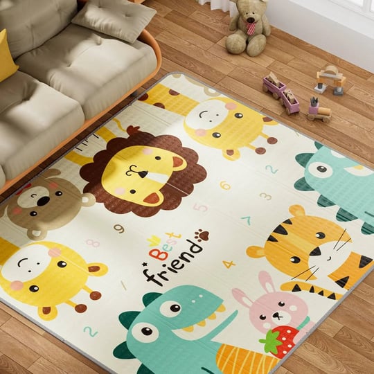 foam-playmat-foldable-79l-extra-large-gym-for-baby-infants-benarita-color-animal-forest-1