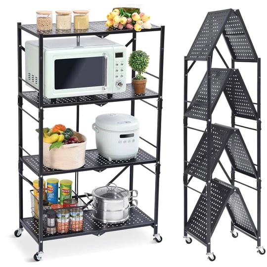 foldable-4-tier-storage-shelving-unit-with-lockable-wheels-space-saving-organiz-1