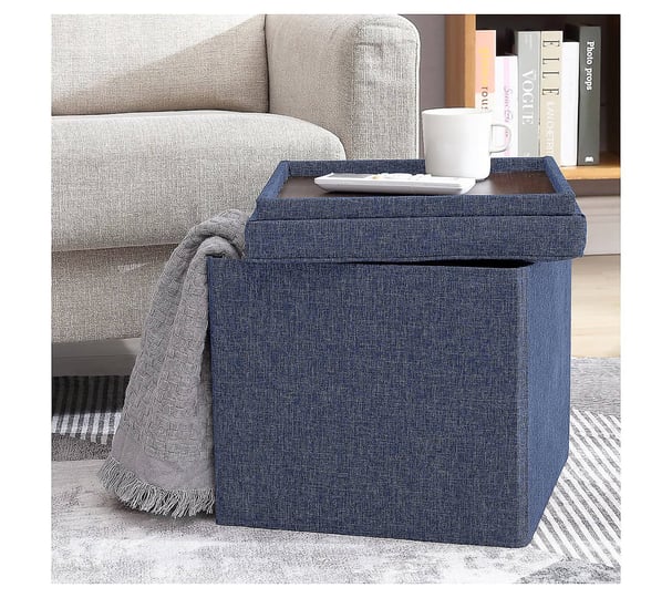 foldable-square-storage-ottoman-with-table-top-lid-blue-1