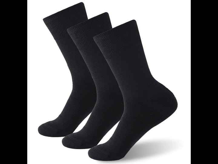 forcool-merino-wool-non-binding-loose-top-cushioned-sole-dress-crew-diabetic-socks-for-men-and-women-1