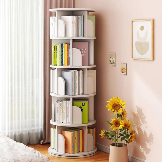 foriy-5-tier-rotating-bookshelf-high-density-bookcase-modern-360a-tall-book-shelf-storage-display-ra-1