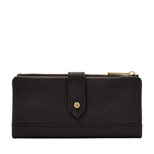 fossil-lainie-clutch-wallet-black-1