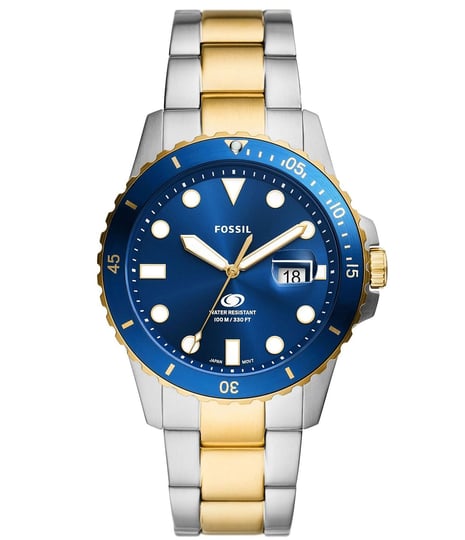 fossil-mens-blue-dive-three-hand-date-two-tone-stainless-steel-bracelet-watch-two-tone-1