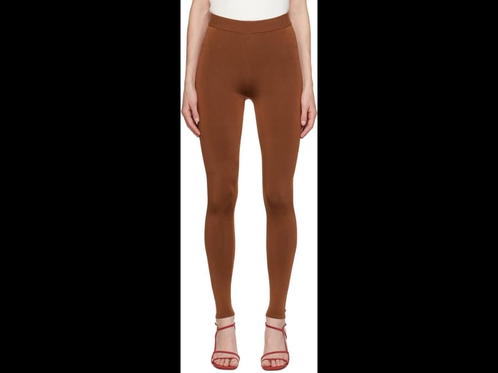 frame-brown-shiny-leggings-camel-1