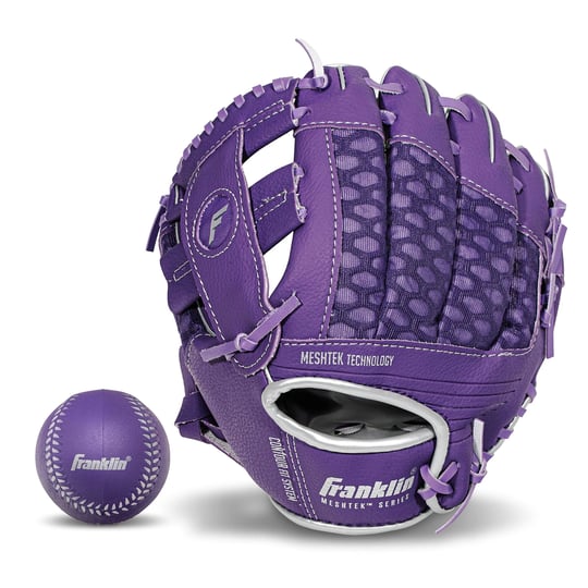 franklin-sports-meshtek-teeball-fielding-glove-with-ball-left-hand-throw-9-5-inch-purple-chrome-size-1