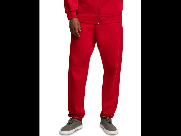 fruit-of-the-loom-mens-eversoft-fleece-elastic-bottom-sweatpants-with-pockets-size-small-red-1