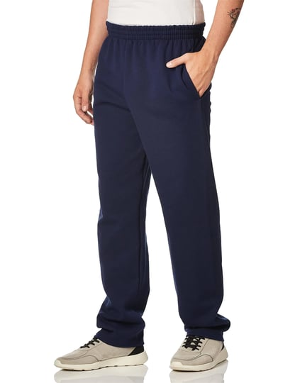 fruit-of-the-loom-mens-sofspun-fleece-open-bottom-sweatpants-1