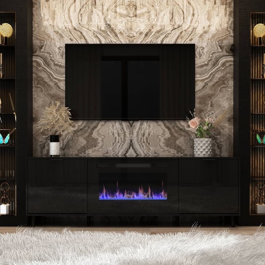 fufugaga-70-8-in-w-black-tv-stand-with-infrared-quartz-electric-fireplace-kf020305-01308-1