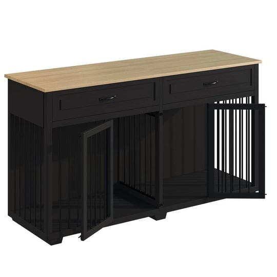 fufugaga-black-furniture-style-dog-crate-large-wooden-dog-kennels-drawers-and-divider-heavy-duty-ind-1