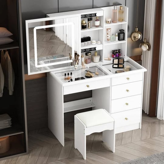 fufugaga-white-makeup-vanity-set-dressing-desk-with-glass-top-sliding-led-lighted-mirror-drawers-sto-1