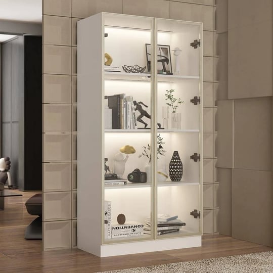 fufugaga-white-wood-31-5-in-w-display-cabinet-with-tempered-glass-doors-and-3-color-led-lights-1
