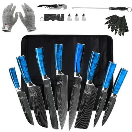 fullhi-knife-set-14pcs-japanese-knife-set-blue-resin-handle-premium-german-stainless-steel-kitchen-k-1
