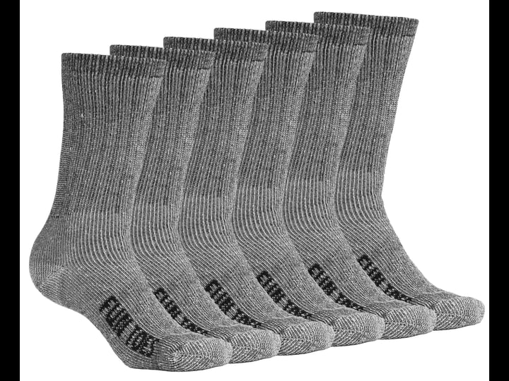 fun-toes-mens-merino-wool-socks-6-pack-value-lightweightreinforced-size-8-12-black-1
