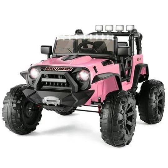 funcid-24v-2-seater-kids-ride-on-car-truck-9ah-battery-powered-electric-car-with-2x200w-powerful-eng-1