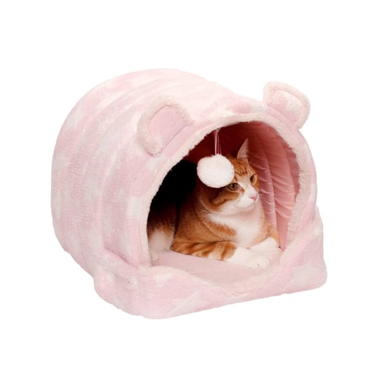 furhaven-fleece-cozy-cave-bear-small-pink-stars-1