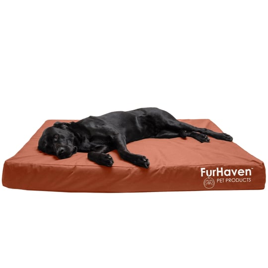 furhaven-oxford-indoor-outdoor-deluxe-dog-bed-orthopedic-foam-chestnut-jumbo-plus-1