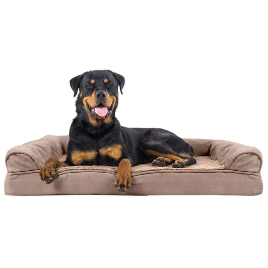 furhaven-plush-suede-orthopedic-sofa-dog-bed-jumbo-almondine-1
