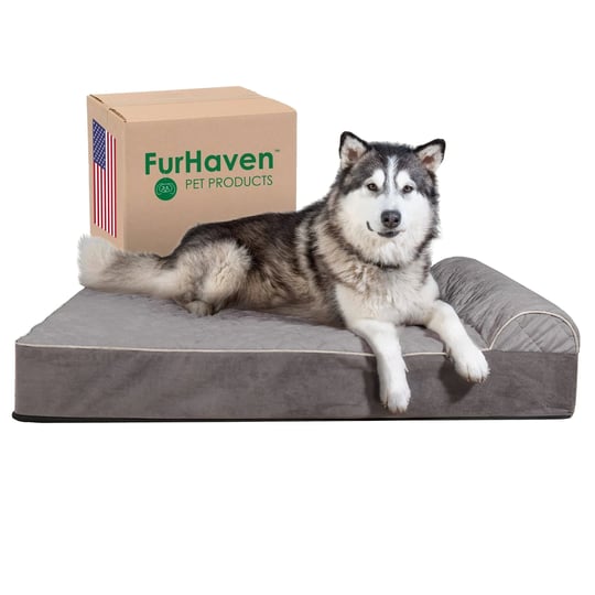 furhaven-quilted-faux-fur-velvet-goliath-chaise-lounge-dog-bed-gray-1