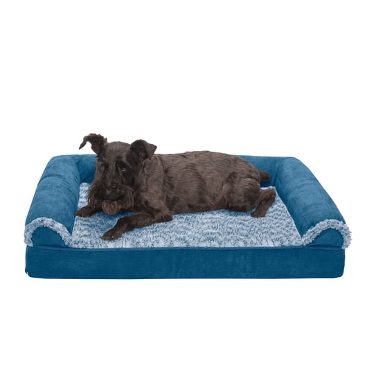 furhaven-two-tone-faux-fur-suede-orthopedic-sofa-dog-bed-marine-blue-medium-1