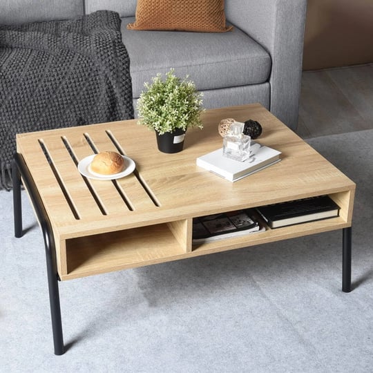 furniturer-modern-coffee-table-with-open-storage-shelf-rectangle-tabletop-wood-tea-cocktail-living-r-1
