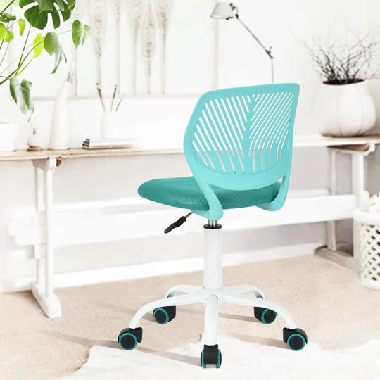 furniturer-teen-task-chair-height-adjustable-meshturquoise-green-1