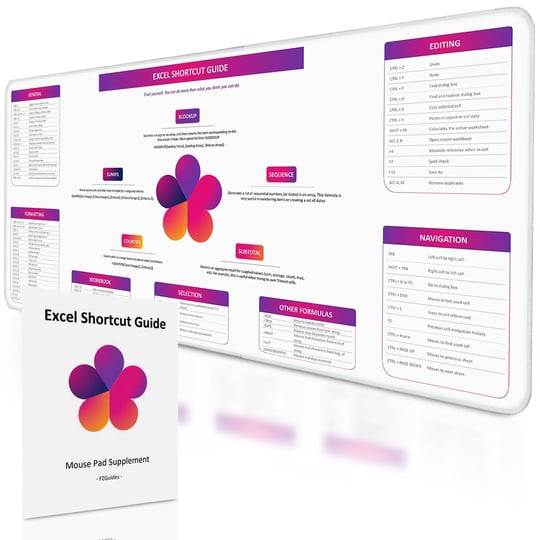 fzguides-large-excel-shortcut-mouse-pad-with-guide-extended-office-desk-mat-with-excel-shortcuts-for-1