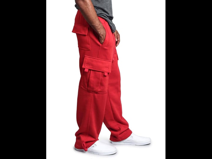 g-style-usa-mens-heavyweight-fleece-lounge-cargo-sweatpants-up-to-6xl-size-3xl-38w-red-1