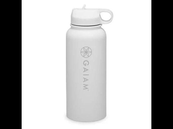 gaiam-32oz-stainless-steel-water-bottle-white-purple-1