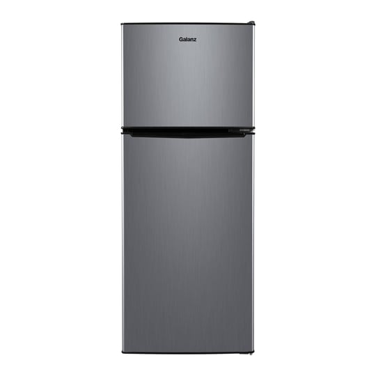 galanz-4-6-cu-ft-two-door-mini-fridge-with-freezer-stainless-steel-look-new-1
