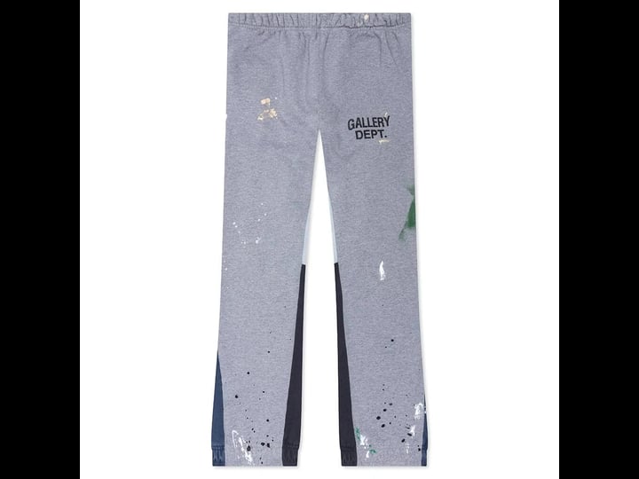 gallery-dept-painted-flare-sweat-pants-heather-grey-1