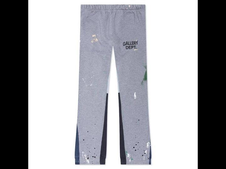 gallery-dept-painted-flare-sweat-pants-heather-grey-1