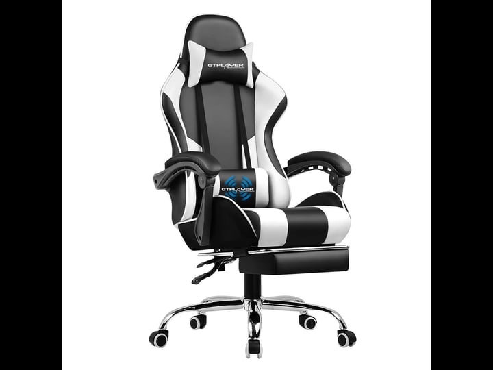 gaming-chair-with-footrest-and-ergonomic-lumbar-massage-pillow-pu-leather-office-chair-white-gtracin-1