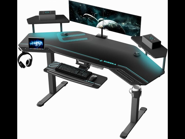 gaming-desk-standing-desk-keyboard-tray-72-wing-shaped-music-studio-desk-electric-adjustable-height--1