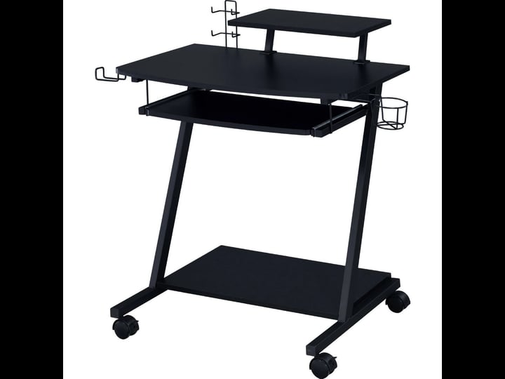 gaming-desk-with-metal-frame-and-casters-black-1