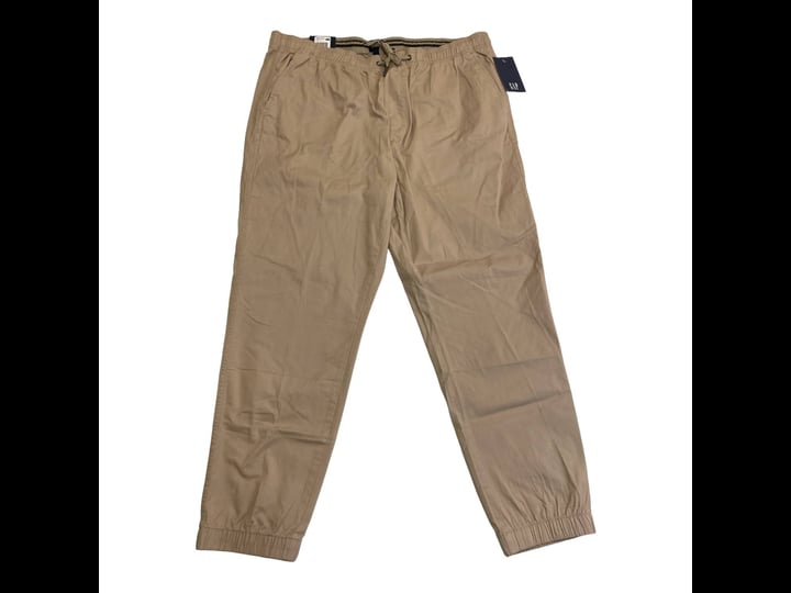 gap-mens-twill-jogger-tan-size-xl-1